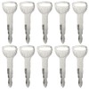 10pcs Ignition Keys, A62597 57591-23330-71 Forklift Key Key Replacement Car