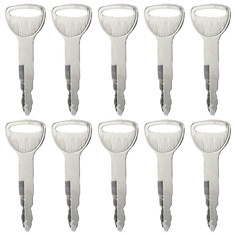 10pcs Ignition Keys, A62597 57591-23330-71 Forklift Key Key Replacement Car