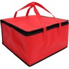 Bolsa Térmica Portátil para Alimentos, 35x35x22 CM, Roja