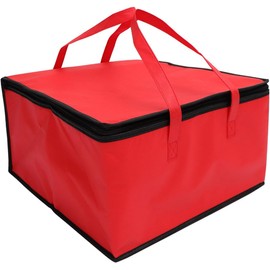 Bolsa Térmica Portátil para Alimentos, 35x35x22 CM, Roja