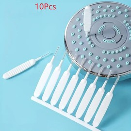 10pcs/set Shower Nozzle Cleaning Brush, Multifunctional Shower Head Crevice Cleaning Brush, Bathroom Cleaning Accessories