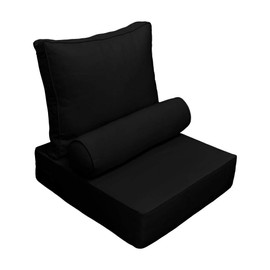 DBM IMPORTS 23x24x6 Pipe Trim Small Outdoor Deep Seat Back Rest Bolster Cover ONLY-AD109