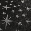 CAIT CHAPMAN HOME COLLECTION Shimmer Twinkling Stars Black Silver Metallic