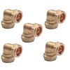 TC 15mm Brass 90 Degree Angle Compression Elbow Connector Fitting