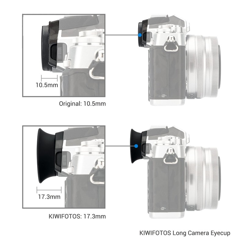 Soft Silicon Camera Viewfinder Eyecup Eyepiece Eyeshade for Nikon Zfc
