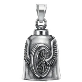 THE RIDE BELL Flying Wheel RIDE BELL 4 Harley Motorcycles Bagger Custom Softail Lucky Charm