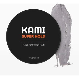 Arcilla Para El Cabello Kami Powder Para Hombre, Fuerte Fija