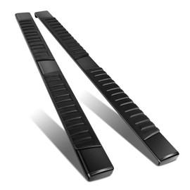 DNA MOTORING 6 Inch Wide Flat Running Boards Side Step Bars Compatible with 2007-2018 Chevy Silverado GMC Sierra 1500/2007-2019 Silverado Sierra 2500 3500 Crew Cab, STEPB-A-0006