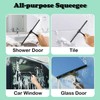 Qiliwiki Shower Squeegee - Window Squeegee Efficient Cleaning Tool, Easy