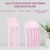 2pcs Wind Shaping Styling Comb, Pink Fluffy Bangs Hair Comb