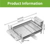 Stainless steel kitchenware storage rack - large capacity kitchen countertop