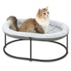 Zoratoo Elevated Cat Hammock Bed for Indoor Cats, Fluffy Warm