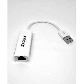 DM-Digital USB to RJ45 Ethernet LAN 10/100Mbps RT8152b Network Adapter Compatible with Laptops, Computers and Devices with USB 2.0 including Windows 7-11 Vista/XP, Mac OSX, OS X and MacOS