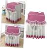 iplusmile Delicate Washing Machine Cover Purple Washer Protector for Home