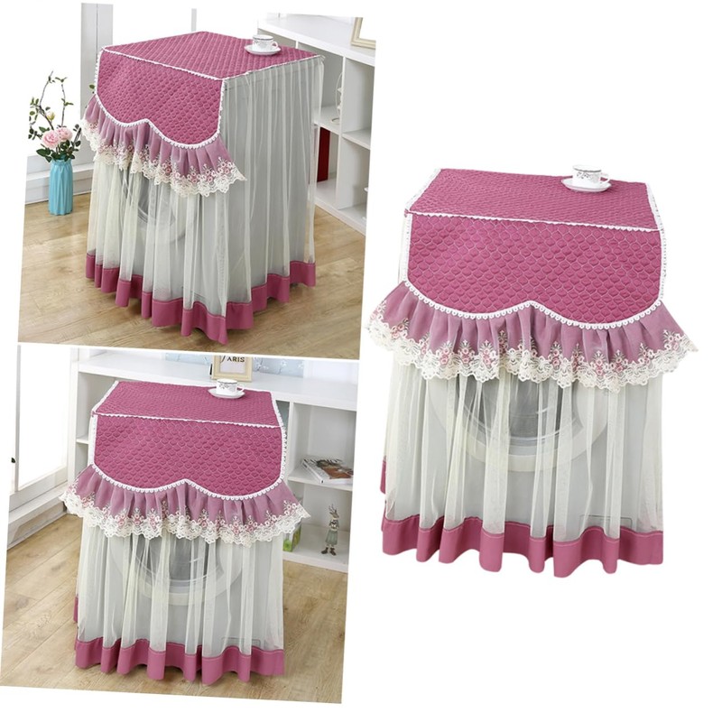 iplusmile Delicate Washing Machine Cover Purple Washer Protector for Home