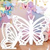 Yousoontic 2 Pcs Large Wooden Butterfly Props - Standing Wings