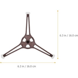 1-Pack Microwave Oven Flat Turntable Ring Roller Glass Plate Tray Triple Arm Rotating Support Holder with Wheels Rotating Ring Roller Replacement Arm - Length 3.54" / 9 cm Microwave Plate Replacement