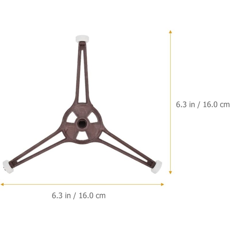 1-Pack Microwave Oven Flat Turntable Ring Roller Glass Plate Tray
