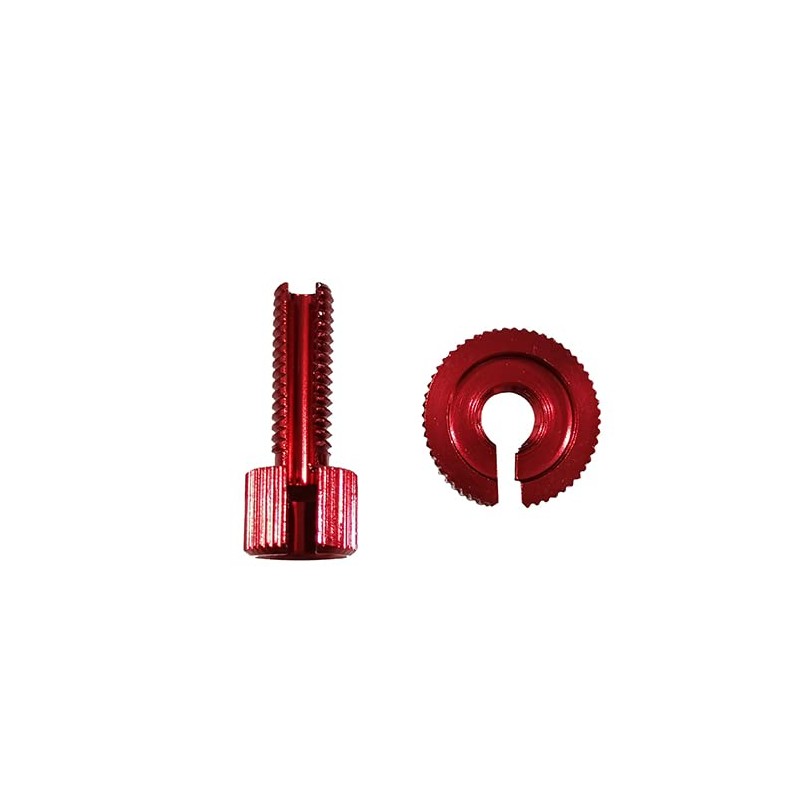 Energy Price Motorcycle Clutch Adjuster M8 x P1.25 Deep Red