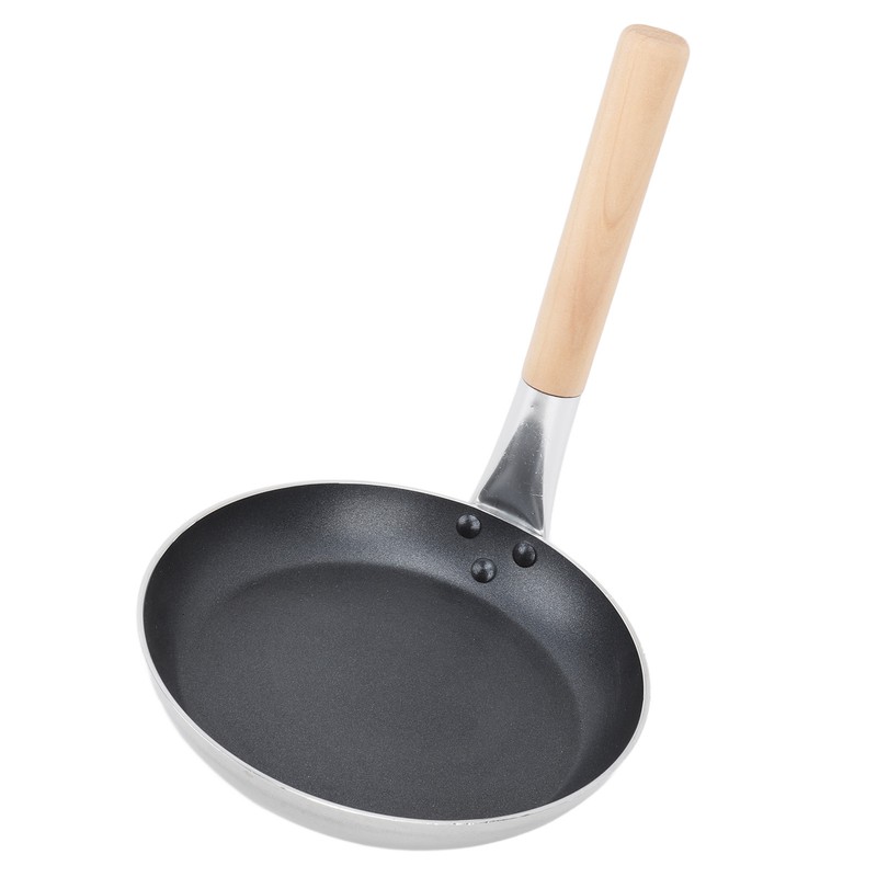 Black Non Stick Pan Household Frying Pan Portable Cooking Pan