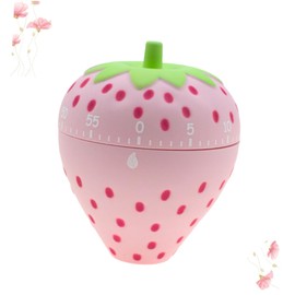Ciieeo Strawberry Design Kitchen Timer Creative Mechanical Countdown Alarm Clock Easy to Use Study Manual for Home Classroom Use
