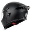 GDM Raptor Modular Bluetooth Motorcycle Helmet Flip-up, Matte Black (Medium)