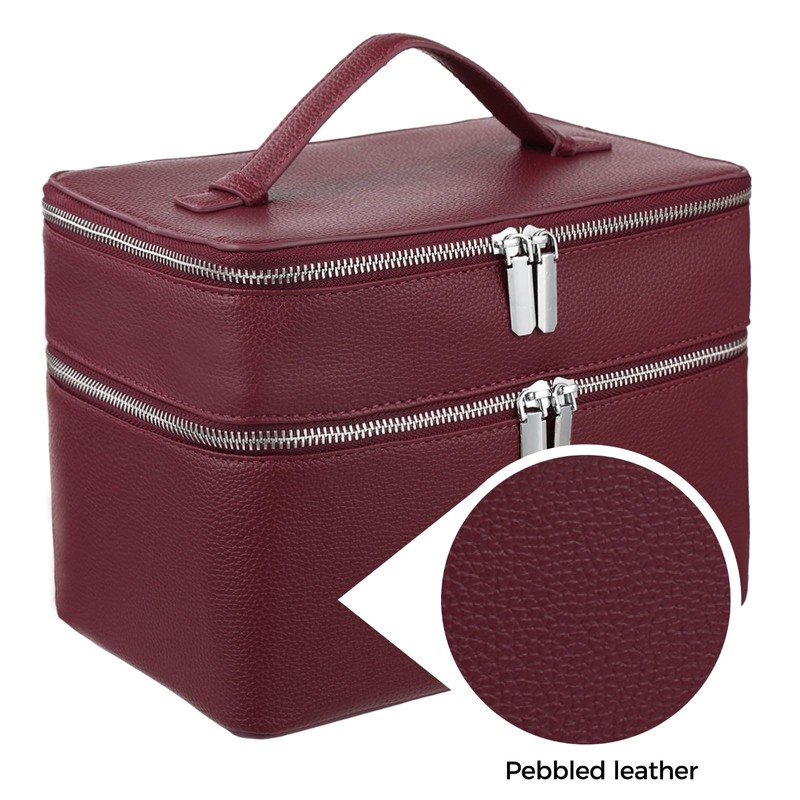 Makeup Vanity Bag for Women - Large Capacity Cosmetic Organizer