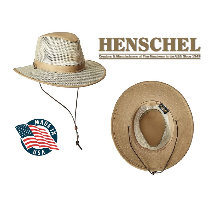 tbpersicwT Henschel Aussie Breezer Hat Made in USA, UPF50+, Packable,