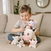 IKASA Mommy Cow Stuffed Animal Mom and Baby Plush, 15"