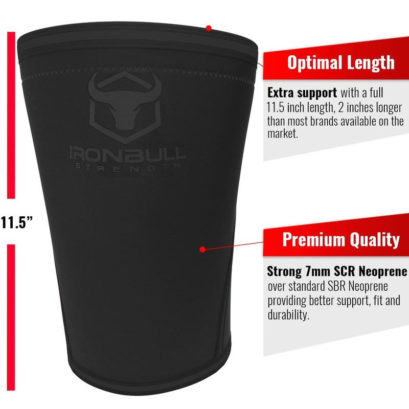 Knee Sleeves 7mm (1 Pair) - High Performance Knee Sleeve
