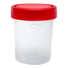 Vaso Plástico Estéril 100ml Pack 50 Unidades Con Graduación Plastic World