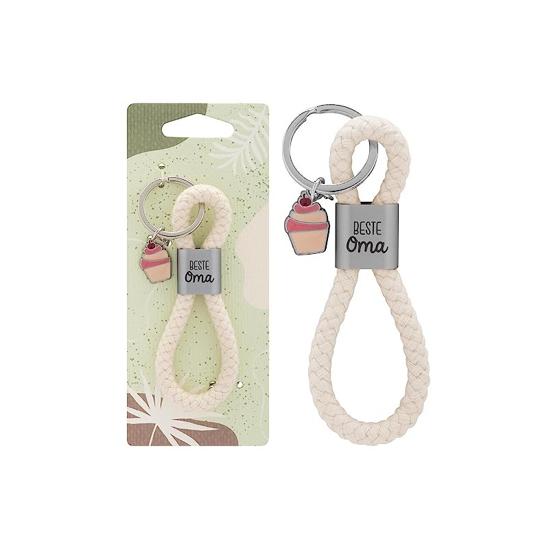 GRUSS & CO Loop Key Ring Pendant Consisting of a