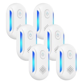 2025 Upgraded Ultrasonic Insect & Pest Indoor Repeller, Electronic Plug-in Control Repellent for Roach, Rodent, Mouse, Mosquito, Bugs, Mice, Spider, Ant, 2 Mode Switching, 312 (White-A)