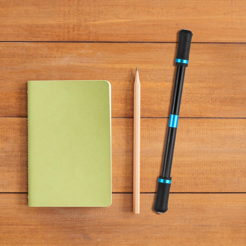 Rumyve 2pcs Finger Pen Spin,Spin Ballpoint Pen Pressure Relief and