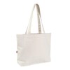 Organic Cotton Logo Tote Medium Sheer Orange