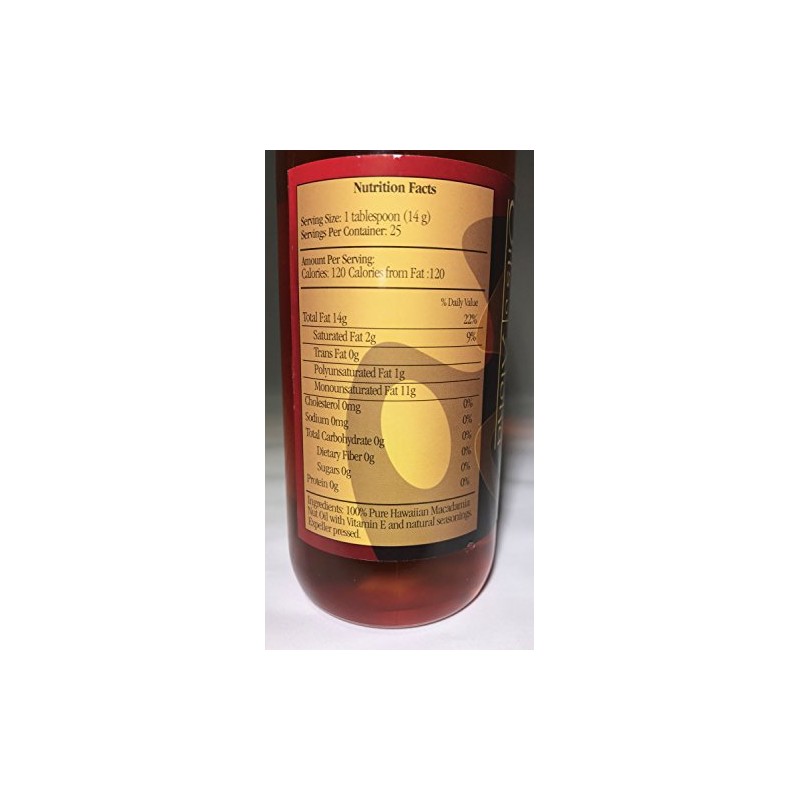 Pele's Fire Macadamia Nut Oil infused with Chilis by Oils