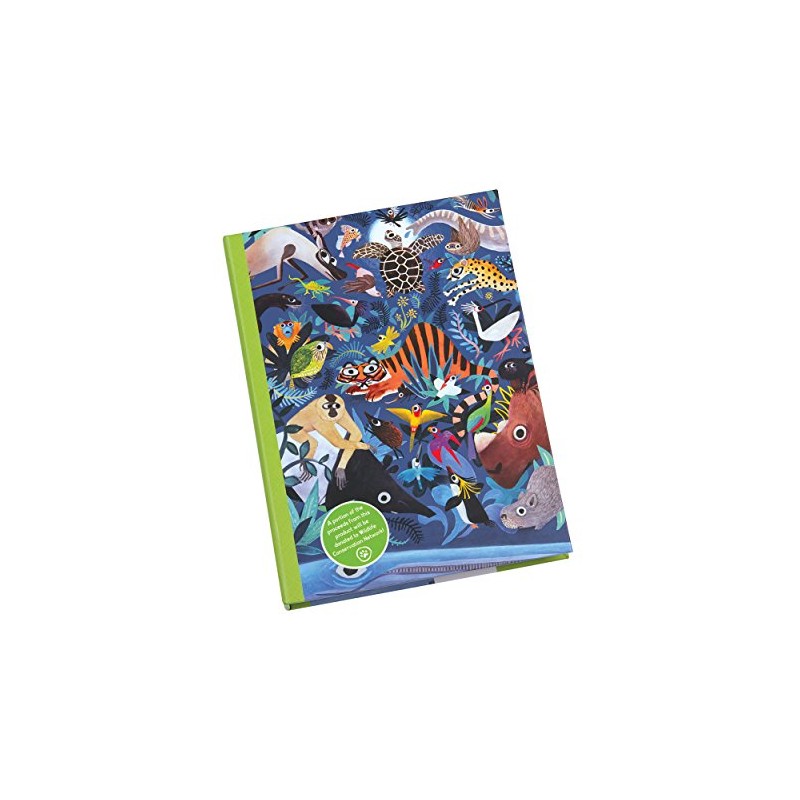 Mudpuppy Endangered Animals Deluxe Journal