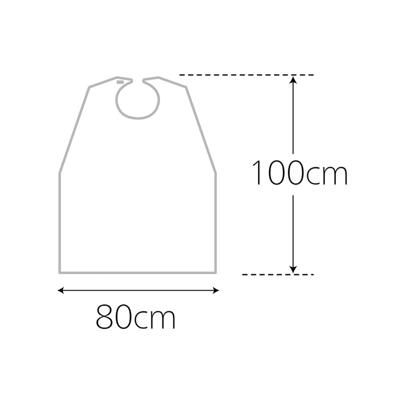 Utsunomiya Seisakusho Live Meal Apron, Use Type, Orange, Pack of