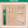 Feekoon 193 Pcs Picture Hanging Kit, Glazier Point Driver with