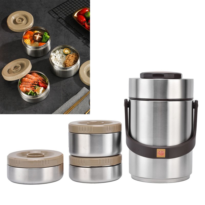 plplaaoo Lunch Box, Thermal Bento Boxes, Portable Bento Lunch Box,