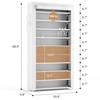 ROJASOP Shoe Rack with Covers 10 Tier Large Shoe Organizer