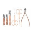 Silver Access Kit De Herramientas Para Pedicura Manicura Estuche 18