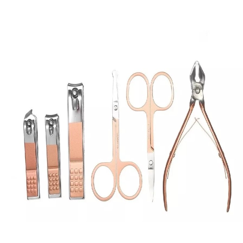 Silver Access Kit De Herramientas Para Pedicura Manicura Estuche 18