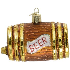 Old World Christmas Craft Beer Collection Glass Blown Ornaments for Christmas Tree Keg