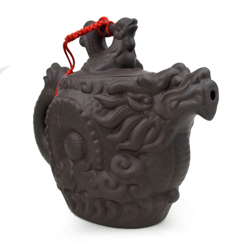 Teapot Chinese Dragon Phoenix Zisha Clay Gongfu Tea Pots Zini