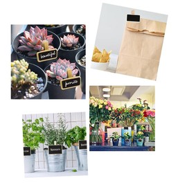 RXKFIGX 50 Pieces Mini Blackboard Clips Mini Wooden Blackboard Small Chalkboard Wooden Rectangle Chalkboard Memo Chalkboard Kitchen Notes Chalk Boards Photo Display Clips