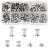 Book Screws, Chicago Screw Set, Screw Rivets Set with Assortment