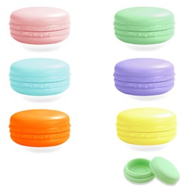 6 Pack Travel Bottles Pots,Travel Small Containers With Lids Pot Jars for Liquid Creams Lotion Travel Bottles Accessories