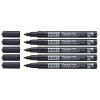 PENTEL Pack of 5 Permanent Markers N50S Aluminium Body with