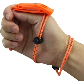Timotech Set de 2 Silbato de Emergencia con Cordón de Seguridad, Silbato de Supervivencia con Sonido Fuerte para Aire Libre, Kayak, Campamento, Caza, Senderismo, Chaleco Salvavidas